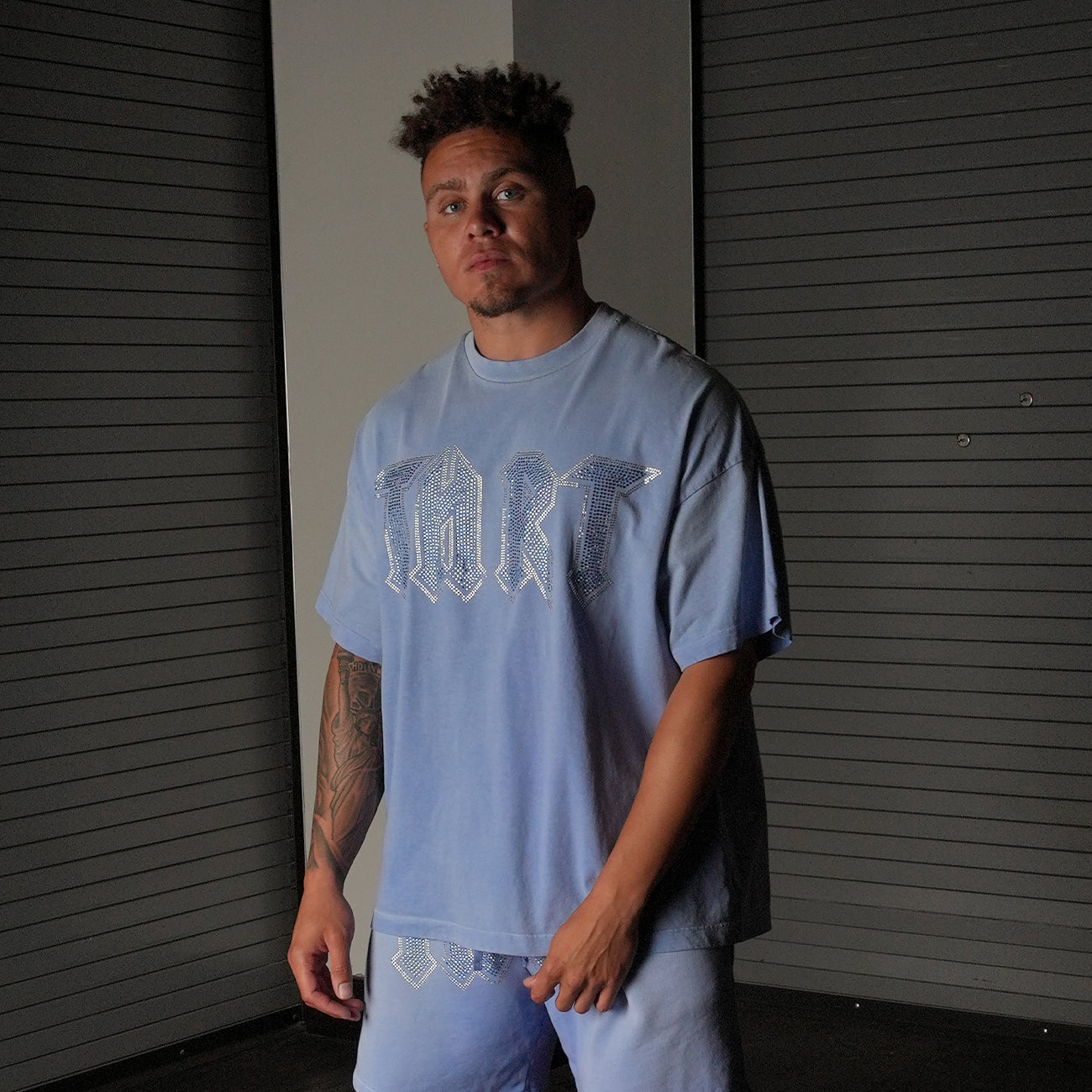 Heavy THRT Rockstar Rhinestone TEE