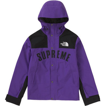 Supreme The North Face Arc Logo Mountain Parka- Purple