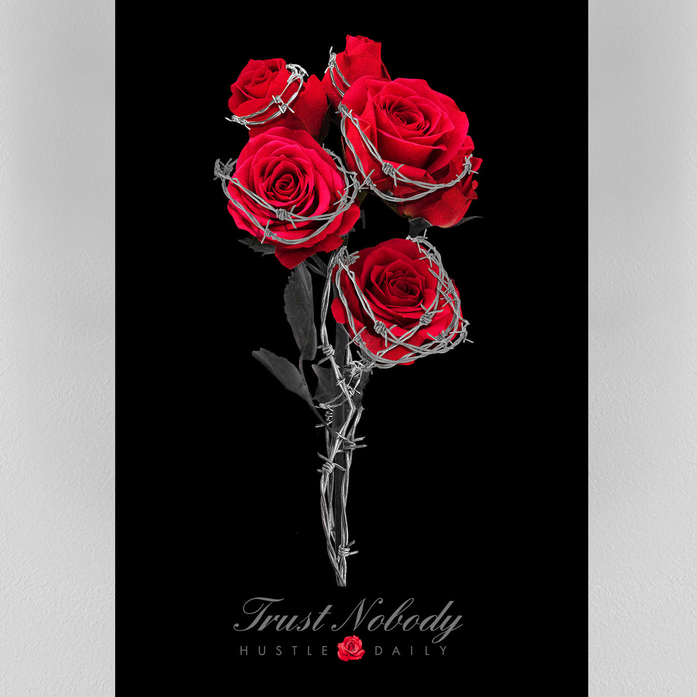 Barbed Roses Poster (11x17")