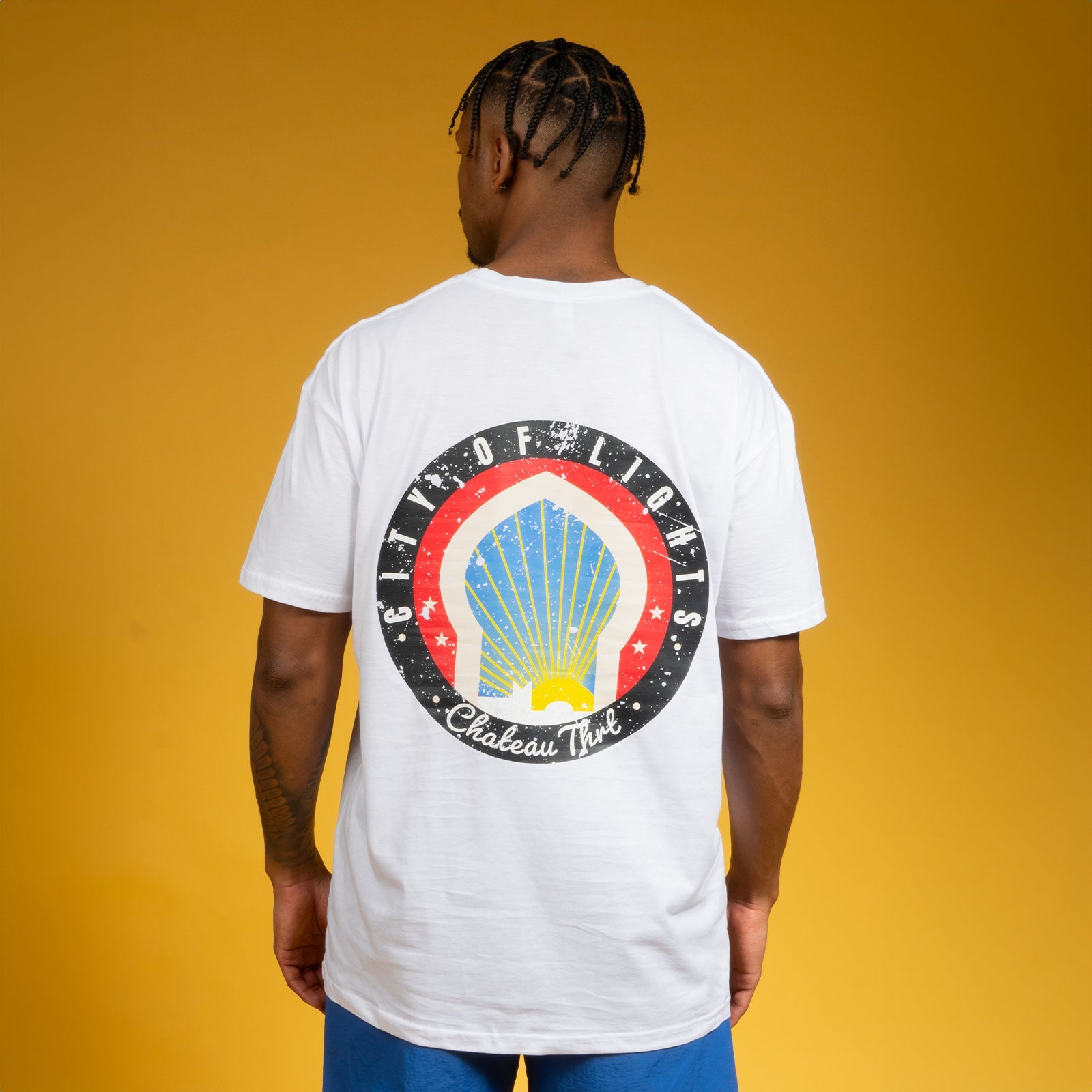 THRT Trunks - Royal w/ Phoenix Tee