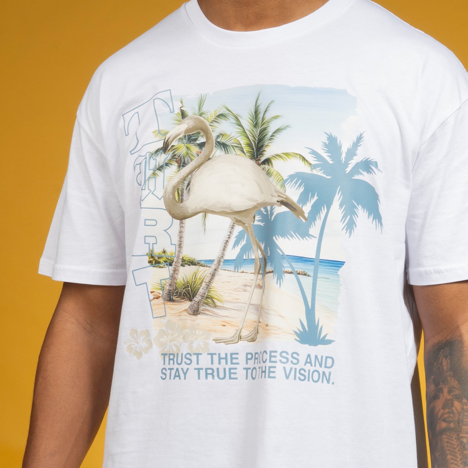 THRT Trunks - Tan w/ Austin Tee