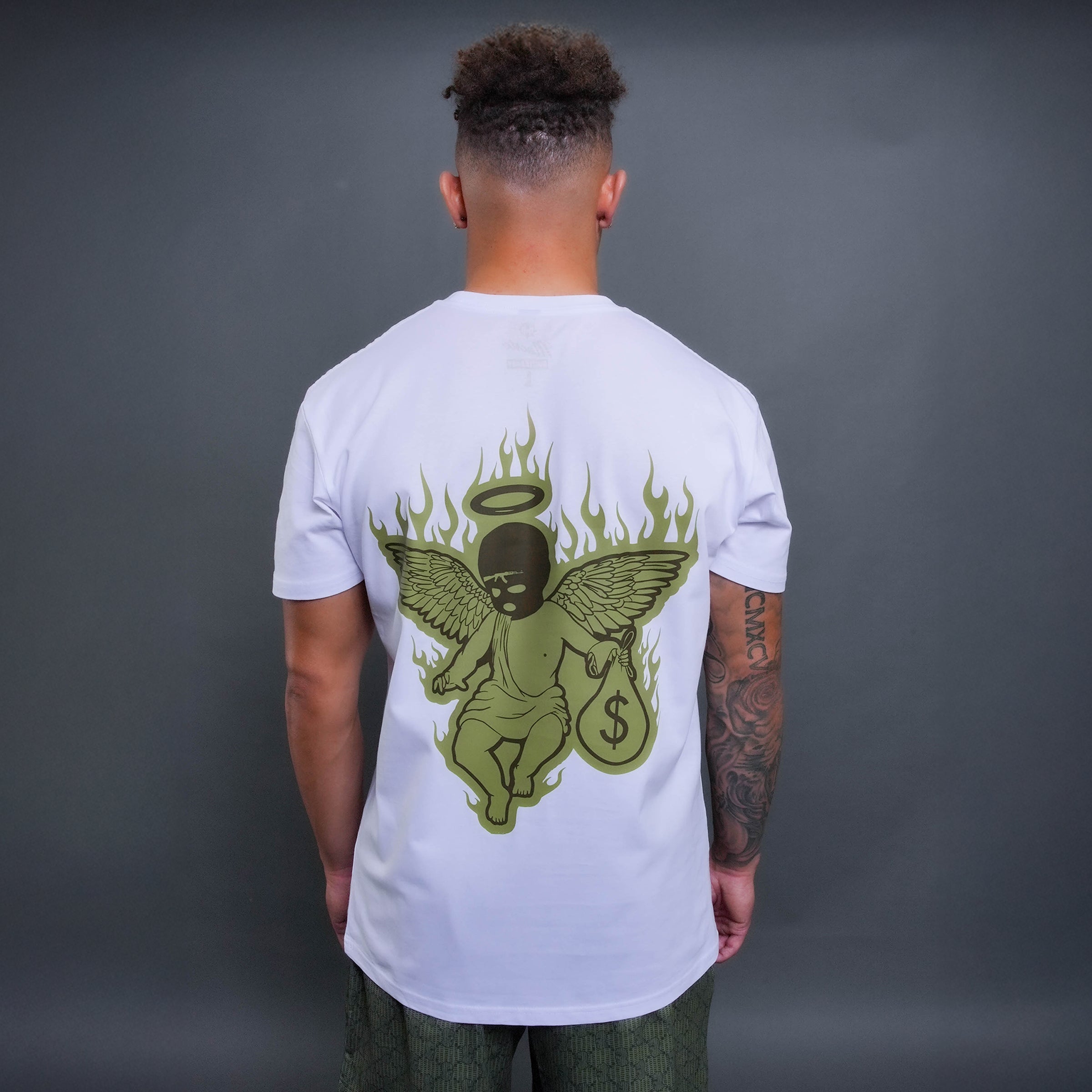 HEAVY - Camo Mask Tee F/B