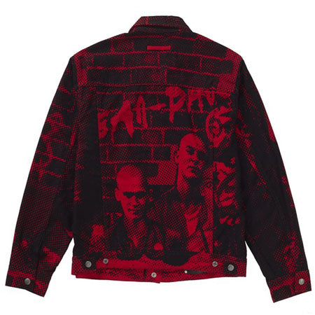Supreme Jean Paul Gaultier Fuck Racism Trucker Jacket- Red