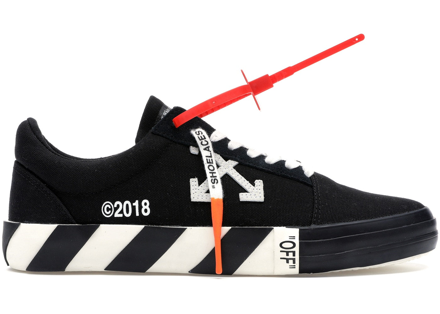 Off-White Vulc Low- Black 44